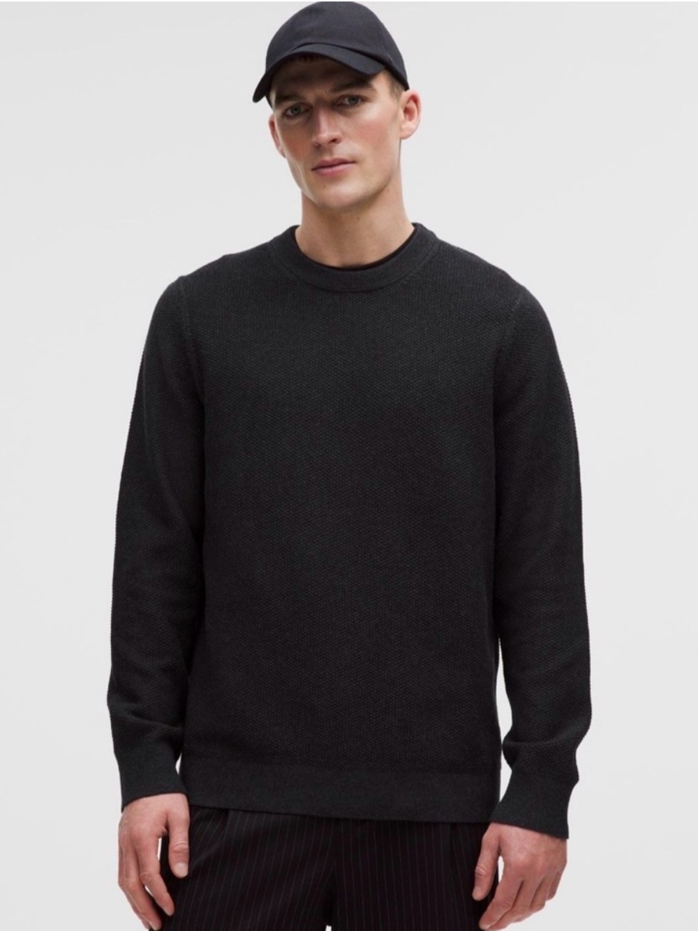 Lululemon Men’s “Textured Knit” Crewneck Sweater (S) *FALL/WINTER PREVIEW*